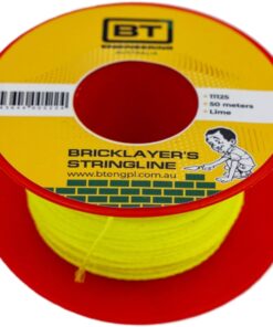 Fluro Green brickies string - 50m Angle