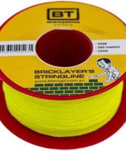 Fluro Green brickies string - 100m Angle